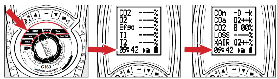 UEi TEST C163 Rseidential Commercial Combustion Analyzer 8