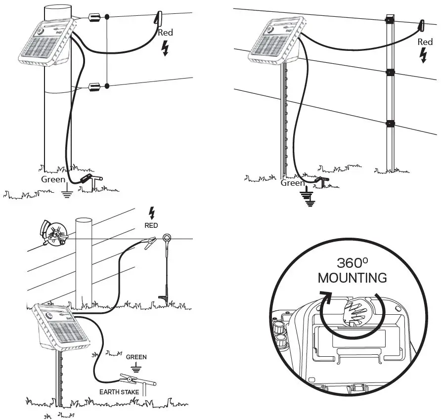 GALLAGHER S40 Portable Solar Fence Energizer-1
