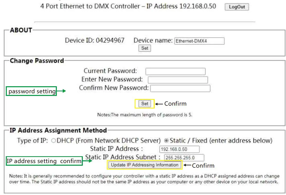 Super Lighting LED BC-204-DMX512 ArtNet-DMX Controller-10