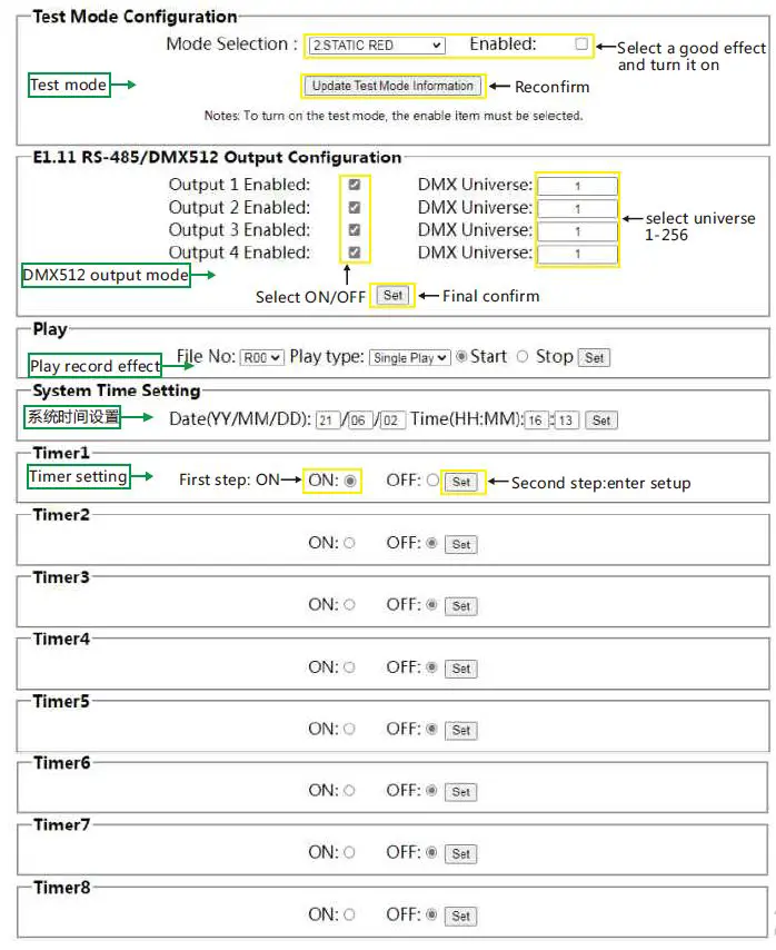 Super Lighting LED BC-204-DMX512 ArtNet-DMX Controller-11