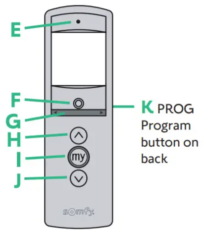 sOmfy 1805237 Telis 1 Chronis RTS Remote with Timer - Programming 1