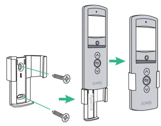 sOmfy 1805237 Telis 1 Chronis RTS Remote with Timer - Wall Mount