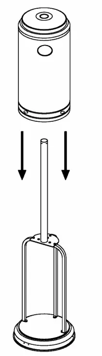 LAVA HEAT TL7RMGBRLP Outdoor Commercial Heritage Bronze Natural Gas Patio Heater - FIG 6