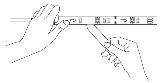 Govee H6141 Wi-Fi RGB LED Strip Lights- Install 2