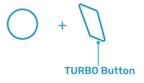 IFYOO V911 Direct BS One Pro 2 4GHz Wireless Controller - turbo button