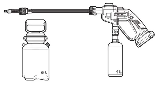 WORK WP650 20V Sanitizing Pressure Washer