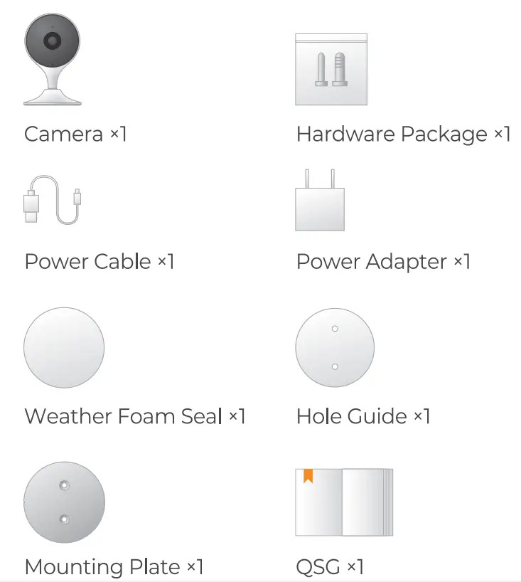 IC REALTIME Guardian Indoor 1080P Mini Wireless Camera - box