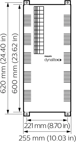PHILIPS DLE1210GL - Dimension 1