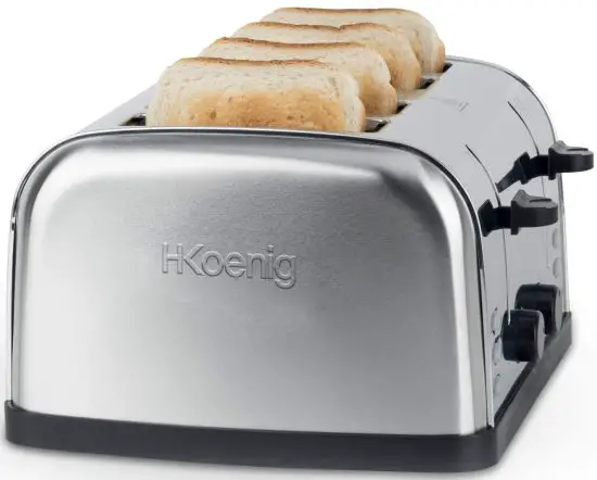 H Koenig TOS144 Slice Toaster 1700 Watt