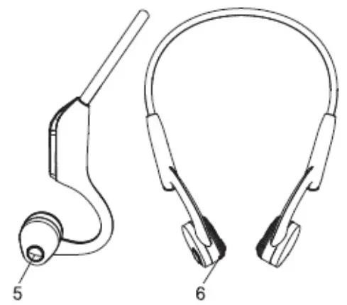 SHOKZ 221111 Bone Conduction Headphones - button functions 1