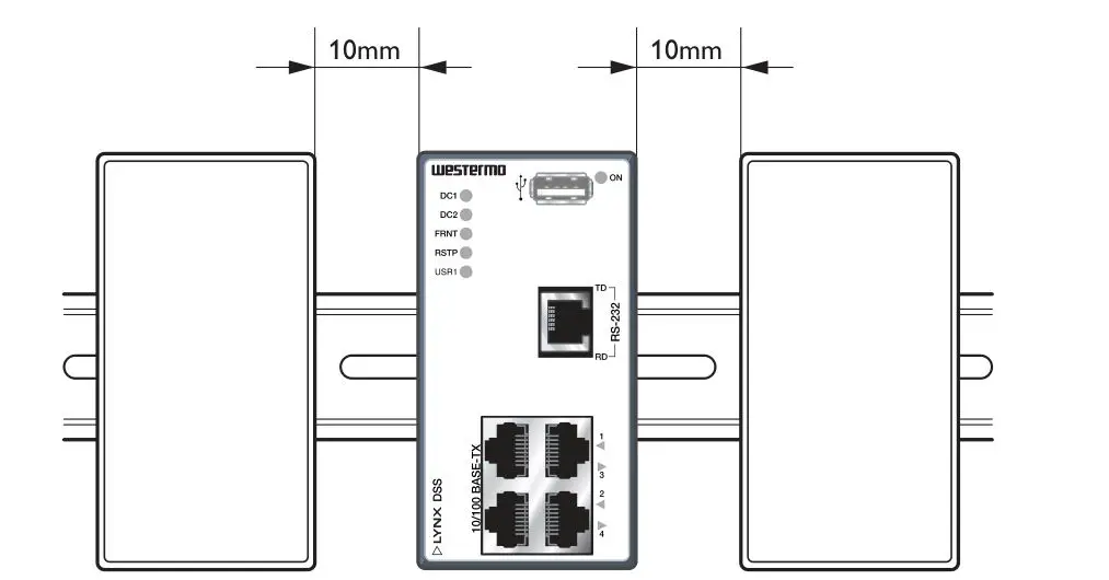 westermo Lynx L105-S1 Industrial Ethernet 5-Port Device Server Switch - Figure 9