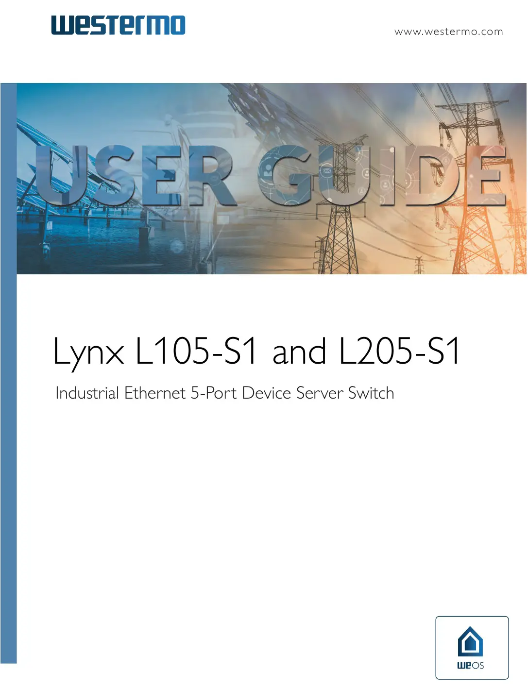 westermo Lynx L105-S1 Industrial Ethernet 5-Port Device Server Switch User Guide