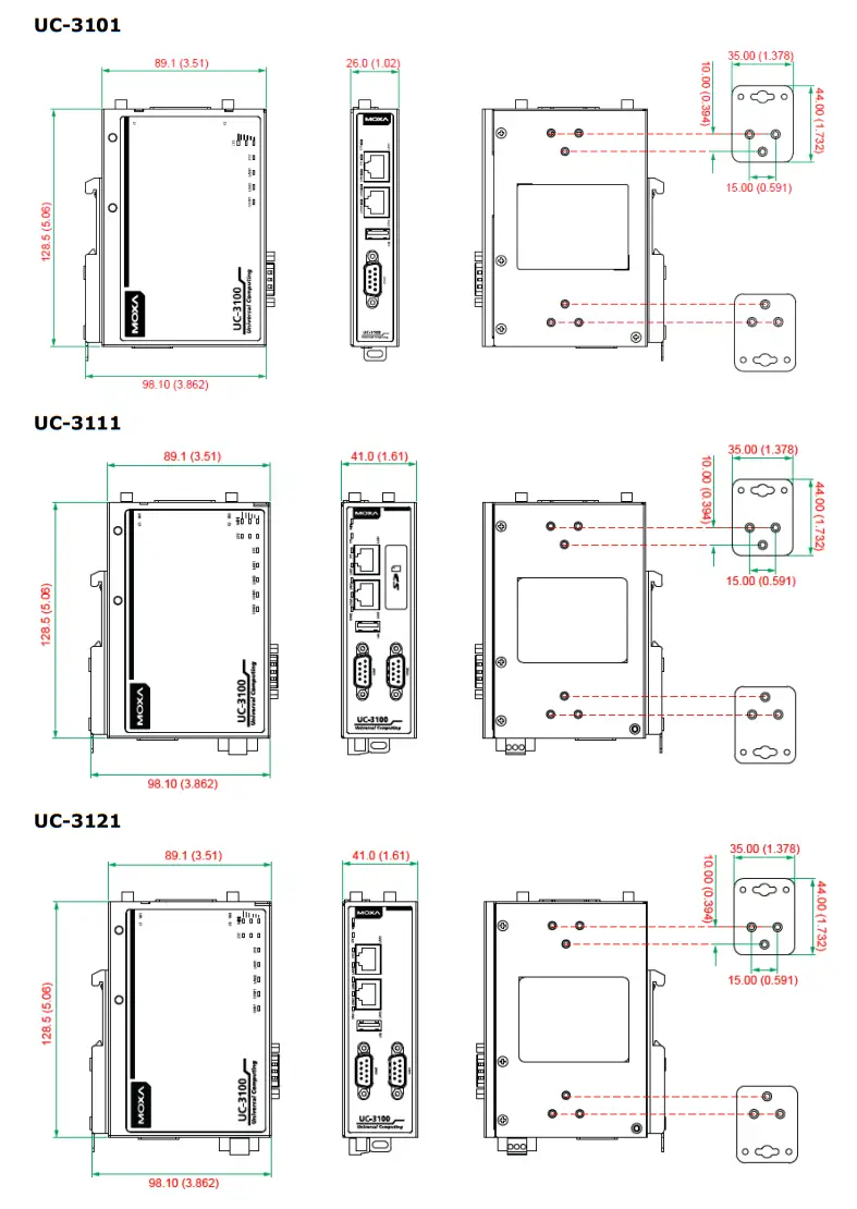 MOXA UC 3100 Series Hardware Arm Based Computer - fig 6