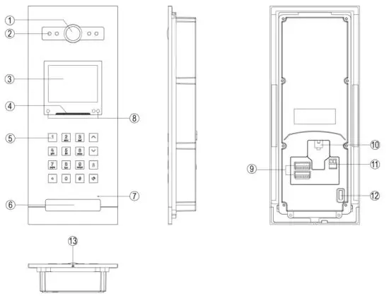 NOVUS NVE-EP200 Video intercom Entrance - Functions