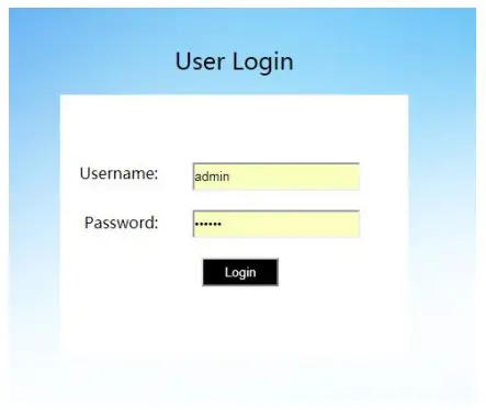 NOVUS NVE-EP200 Video intercom Entrance - Login The Client