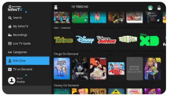 WESTMAN InfiniTV Amino Digital TV with Remote Control - Kids Zone