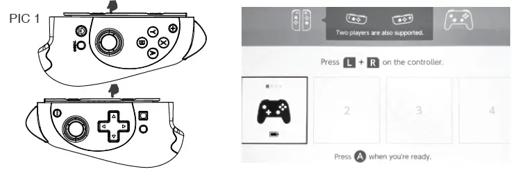 KINGEAR PG-SW067-Wireless-Controllers-for-Nintendo-Switch-fig 3