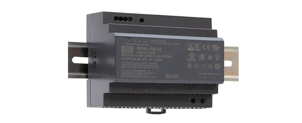 Mw 30w Ultra Slim Step Shape Din Rail Instructions