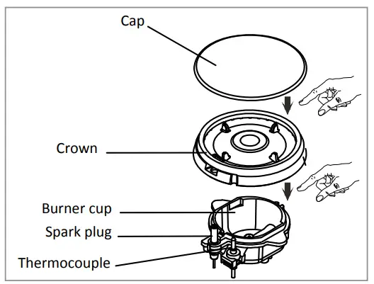 INVENTUM IKG9023WGRVS Gas Cooking Hob - maintenance