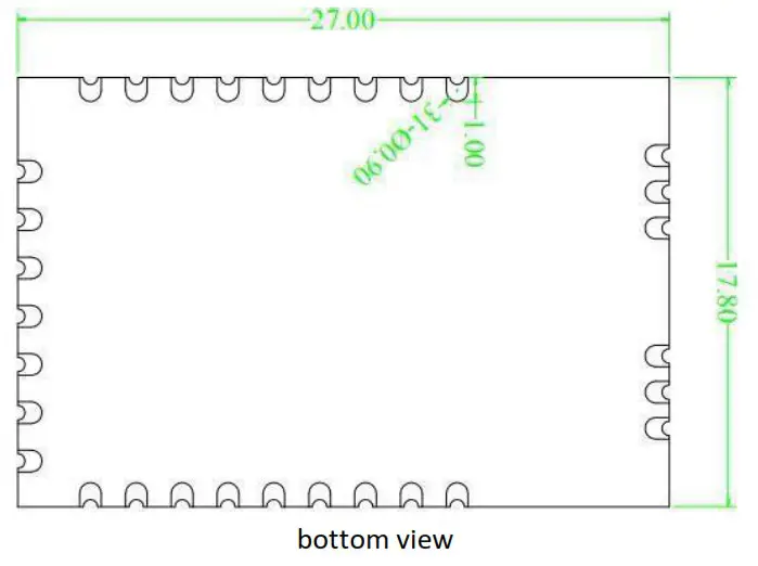 dahua BL M8822CU1 High Integrated Module - Mechanical Specifications 3