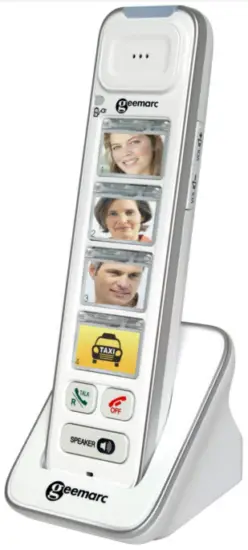 geemarc PhotoDect 295 Additional handset Camera Button White