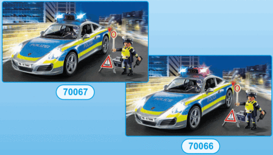 playmobil 70067 City Action Porsche 911 Carrera 4S Police