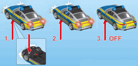 playmobil 70067 City Action Porsche 911 Carrera 4S Police - Fig 4