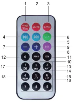 PNI Clementine 8428BT Radio MP2 Player with Bluetooth-fig4