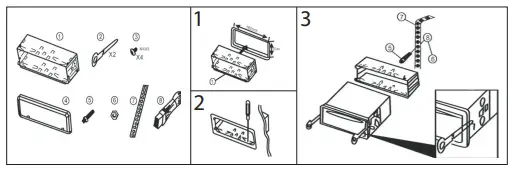 PNI Clementine 8428BT Radio MP2 Player with Bluetooth-fig5