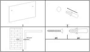 FIG 25 MOUNTING INSTRUCTIONS