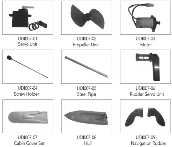 USA Toyz UDI007 2.4GHZ Voyager Wireless Remote Control Boat 17