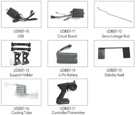 USA Toyz UDI007 2.4GHZ Voyager Wireless Remote Control Boat 18