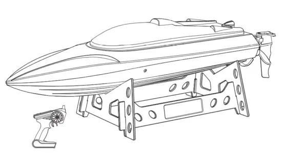 USA Toyz UDI007 2.4GHZ Voyager Wireless Remote Control Boat