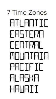 LA CROSSE S77925 Wireless Weather Station with Atomic Time + Date - 7 Time Zones