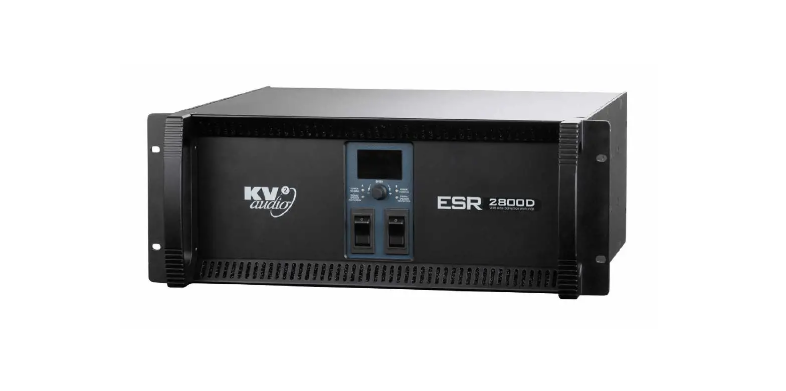 Kv2 Audio Esr2800d High Definition Amplifier User Guide