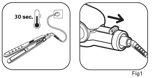 Rowenta SF5010F0 Hair Straightener FIG 1