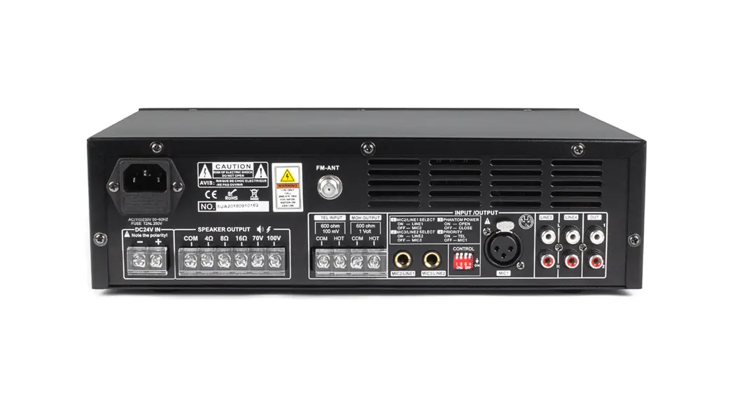 Pure Resonance Audio Ma120bt 7-channel 120w Commercial Mixer Amplifier User Manual Pure Resonance Audio Ma120bt 7-channel 120w Commercial Mixer Amplifier User Manual