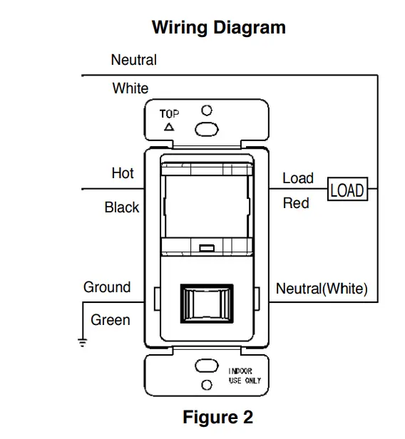 INTERMATIC IOS-DPBIF Residential In Wall Push Button PIR Occupancy Sensor-2