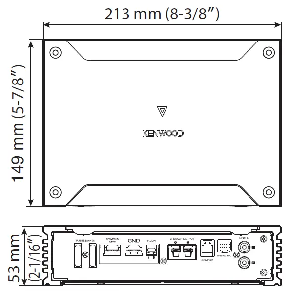KENWOOD-X502-1-XM502-1-Class-D-Mono-Power-Amplifier-fig-9