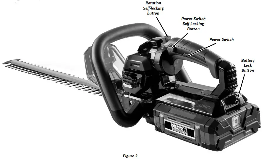 DR PRO-62V Hedge Trimmer-Figure 2