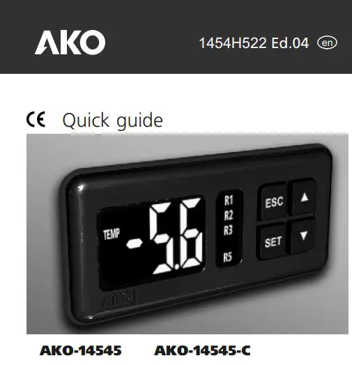 AKO-14545 Wizard Digital Table Clock User Guide