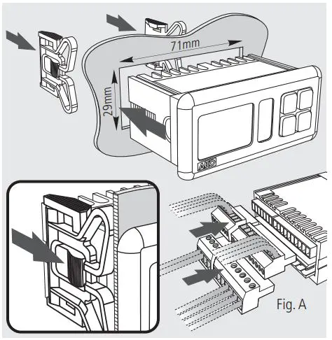AKO-14545 Wizard Digital Table Clock User Guide - Installation