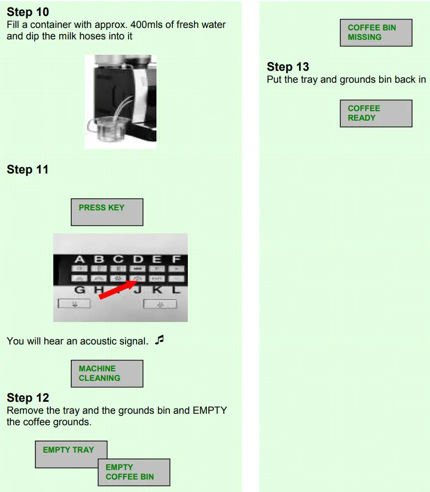 MY COFFEE SHOP Jura Impressa X9 Coffee Machine Instruction Manual - CLEANING THE DUAL SPOUT CLEANING THE DUAL SPOUT