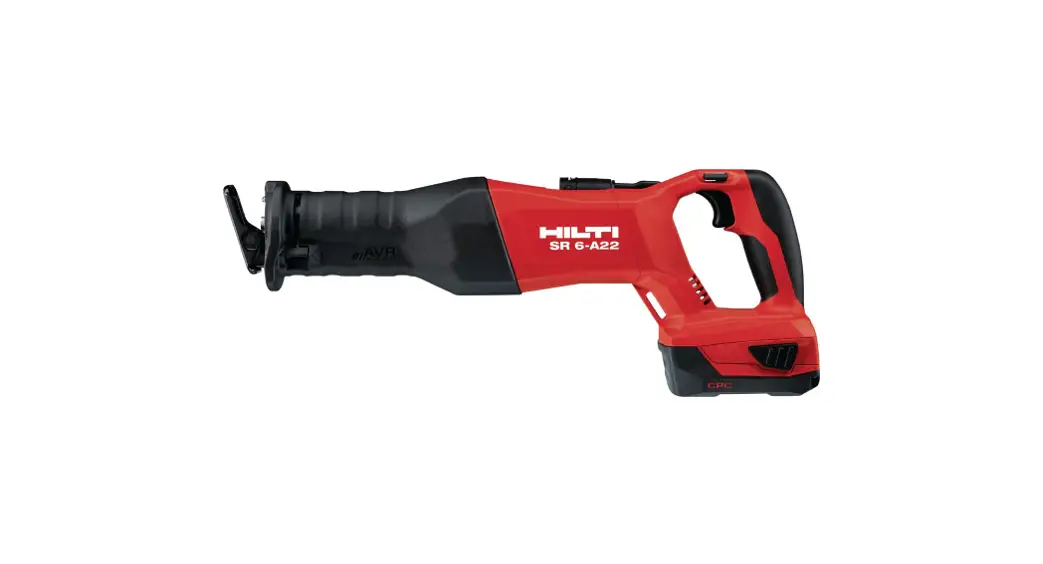 Hilti Sr 6-22 Cordless Reciprocating Saw Instruction Manual Hilti Sr 6-22 Cordless Reciprocating Saw Instruction Manual