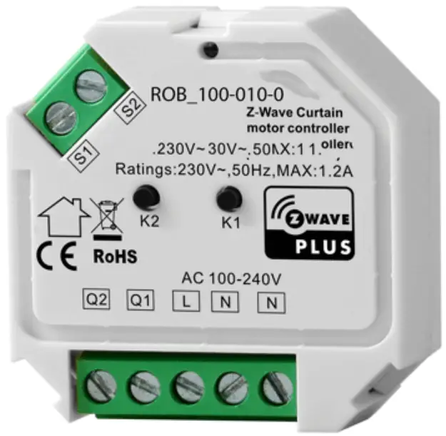 ROBB 100-008-0 Z-Wave Micro Smart Dimmer