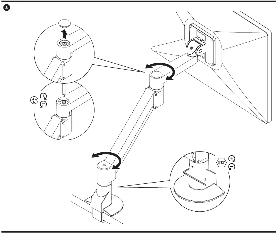 Innovative-7000-Height-Adjustable-Flexible-Laptop-Arm-fig-8