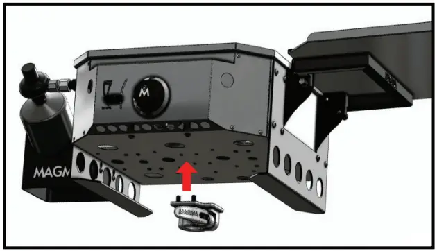 MAGMA T10 343 Trailer Hitch Slide Mount
