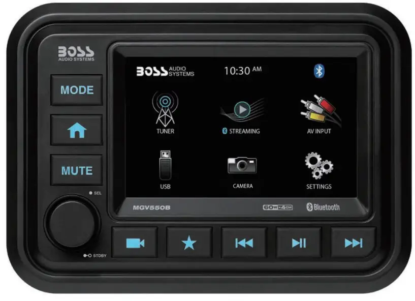 BOSS AUDIO SYSTEM MGV550B Marine Gauge Digital Media AM FM Receiver - figure 10