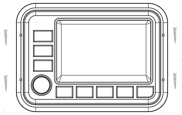 BOSS AUDIO SYSTEM MGV550B Marine Gauge Digital Media AM FM Receiver - figure 7