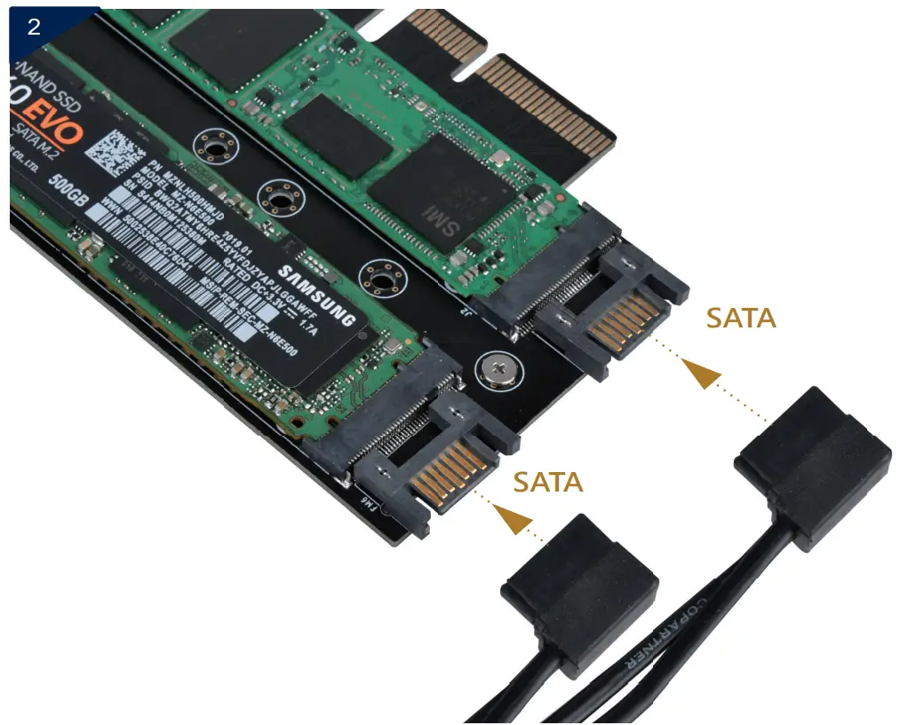 SILVERSTONE ECM27 SATA M.2 SSD to PCI-E x4 Adapter Card - fig2